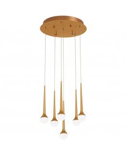 George Kovacs P8226-668-L  Honey Drip Multi Light Pendant 